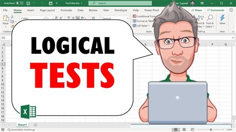 How To Perform Logical Tests In Excel For If Functions Youtube