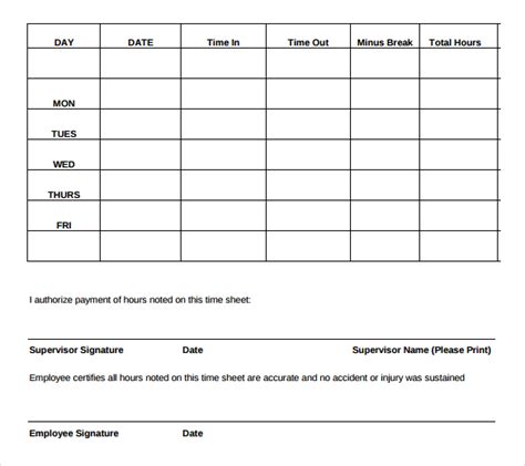 time sheet templates  business form letter template