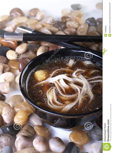 Asian Da Sopa De Macarronete Imagem de Stock - Imagem de fresco, cominhos: 10989085