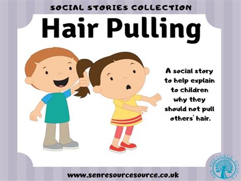 Hair Pulling Social Story Teaching Resources