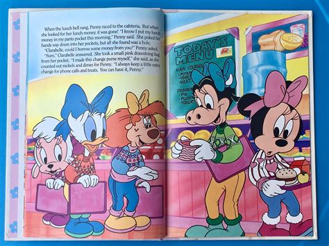 Vtg Disney Minnie Mouse Book Everything In Its Place Mickey Etsy