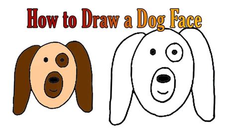Easy Dog Drawing For Kids Free Download On Clipartmag