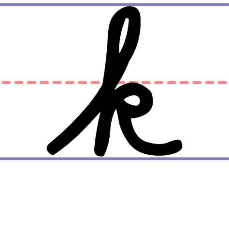 How To Write K In Cursive An Ultimate Guide Edu Smart Zone