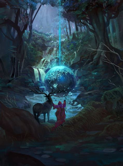 Magical Realms Created By Tyler Edlin Art Fantasy Artwork