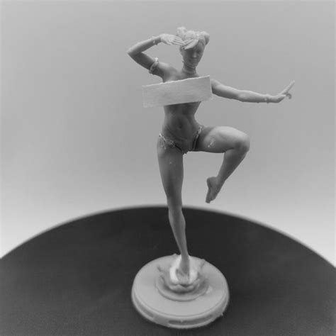 Female Naked Fighter Resin Model Unpainted Self Assembled Adult Figure Scale Etsy