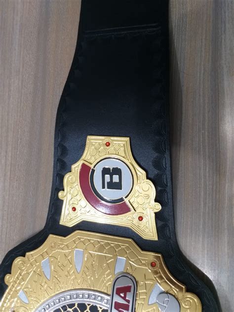 Bellator Mma World Championship Belt Copy Mm Etsy