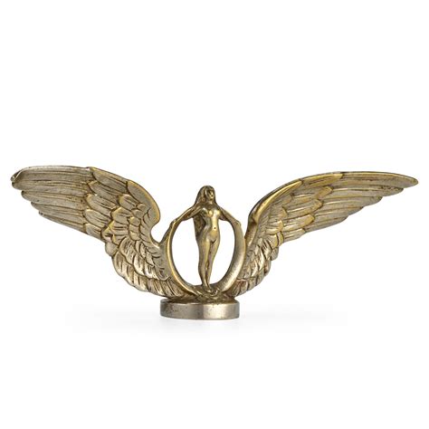 Bonhams Cars A Winged Venus Mascot French 1920s