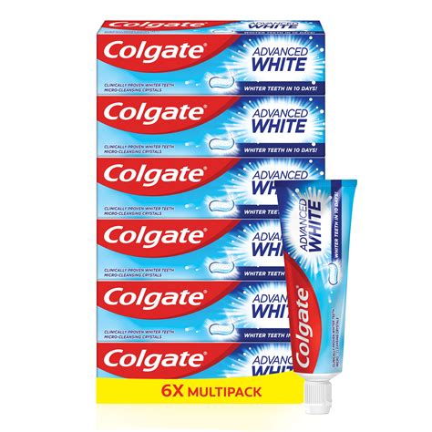 Colgate Advanced White Toothpaste 5 X Multi Action Whitening