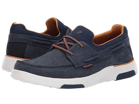 Skechers Bellinger Garmo Mens Lace Up Casual Shoes Navy The