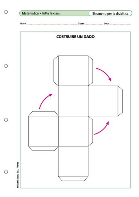 Costruire Un Dado Costruire Un Dado Giunti Scuola