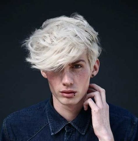 25 Wavy Hairstyles Men White Hair Men Mens Hairstyles Mens Hair Colour