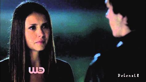 Damon And Elena 4x01 Vampire Elena Attack And Fight Youtube