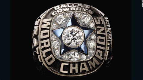 Super Bling 50 Years Of Nfl Championship Rings Cnn Dallas Cowboys