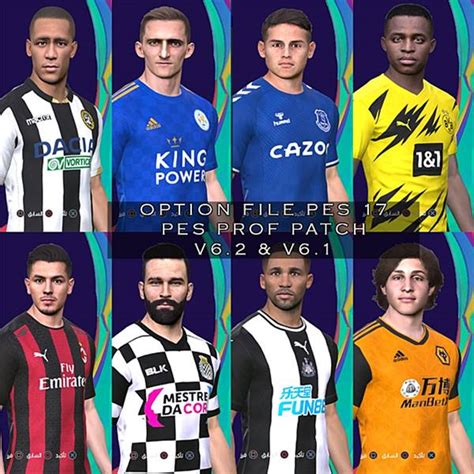 New Option File For PES Professional Patch V6.2 - PES 2017 ...