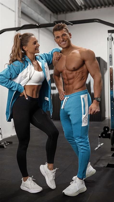 couple workout goals with comfort workout clothes fitness and workout