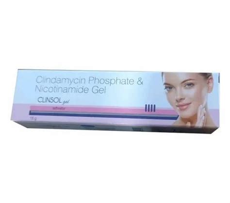 Clinsol Clindamycin Phosphate Nicotinamide Gel For Skin Diseases At Rs