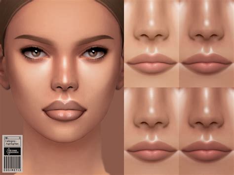 Highlighter Face Shine N3 The Sims 4 Catalog