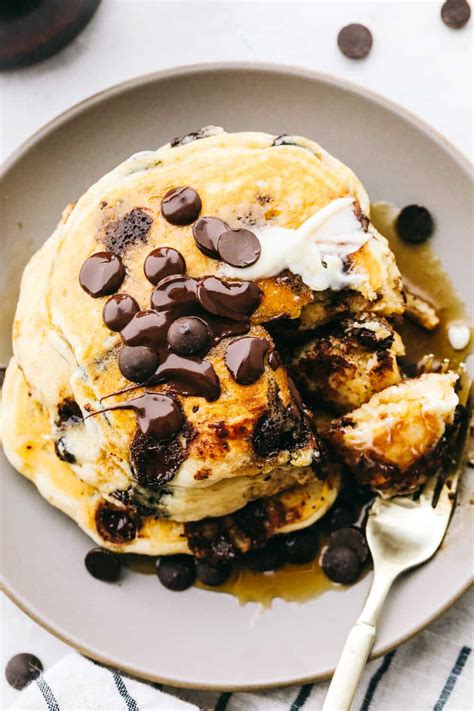 The Ultimate Chocolate Chip Pancakes Recipe Therecipecritic