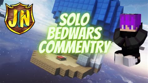 Trying Solo Bedwars Commentry Jartex Network Youtube