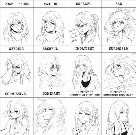 Pin By Mystral Rose On Tutorials In 2020 Anime Faces Expressions