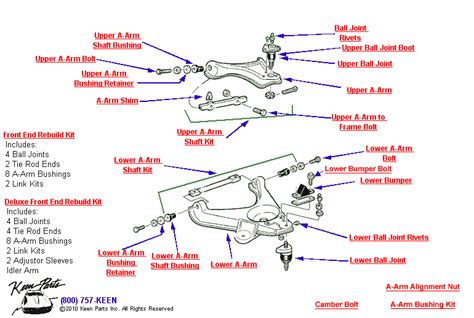 Keen Corvette Parts Diagrams