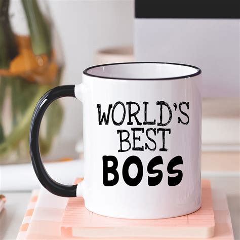 World's Best Boss Coffee Mug Boss Gift the Office Boss - Etsy