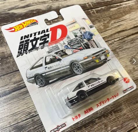 INITIAL D AE METAL Toyota Sprinter Trueno Collection Hot WHeels Real Riders PicClick