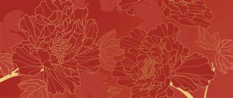 Happy Chinese New Year Luxury Style Pattern Background Vector Oriental