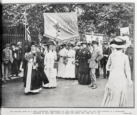 The Womens Suffragette Movement In Nz And Britain