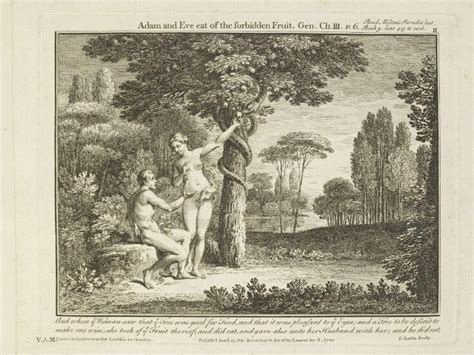Adam And Eve Eat Of The Forbidden Fruit Gerard Jean Baptiste Scotin