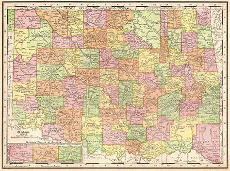 Map Of Kansas Oklahoma My Maps