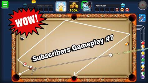 See more of 8 ball pool trick shots. 8 Ball Pool Mind Blowing Shot ! Subscribers Gameplay #7 ...