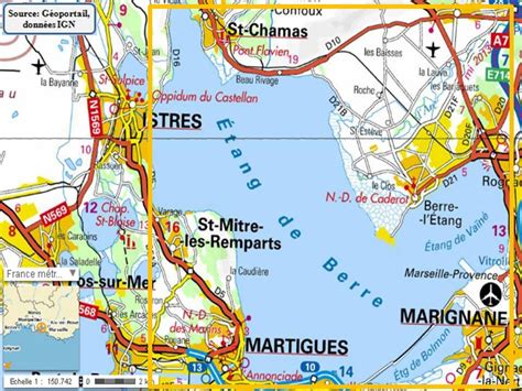 La ville d'Istres et le Port des Heures Claires  Le site voile, handi