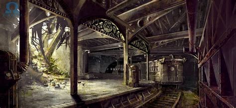 Abandoned Subway Concept Artcoolvibe Digital Art Post Apocalyptic