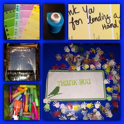 Make the craft simpler by handling the cutting yourself, then letting kids attach stickers or. "Thank you for lending a hand" an easy thank you card that ...