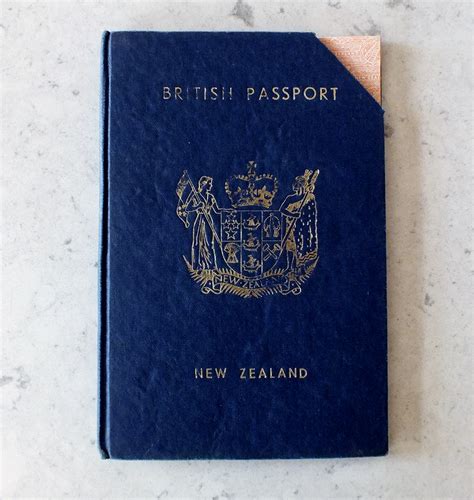 Filethird Type Of New Zealand Passport 1950s 1960s Wikimedia Commons
