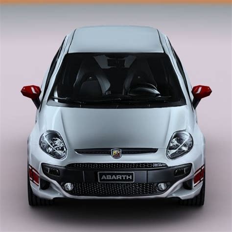 2011 Fiat Punto Abarth 3d 모델 35 3ds C4d Lwo Max Obj X Xsi