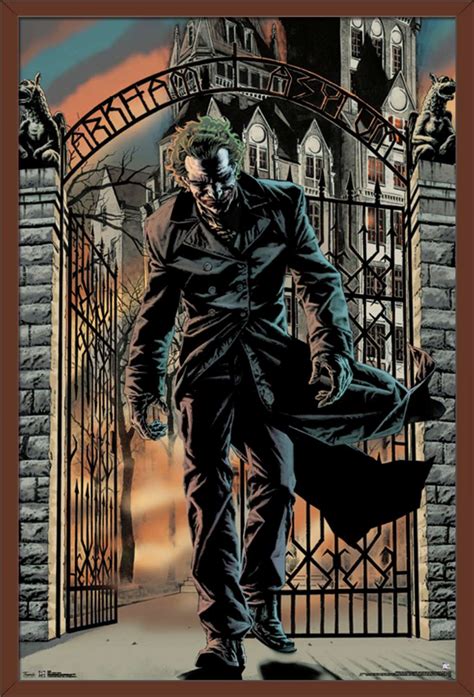 Dc Comics The Joker Arkham Asylum Poster