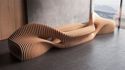 Waves Fluid Furniture Designs By Parametric Daily Design Inspiration