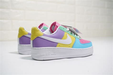 Unique personalized air force 1, nike, adidas sneakers from verified artists. Mens Womens Nike Mens Air Force 1 '07 QS Turquoise - Pink