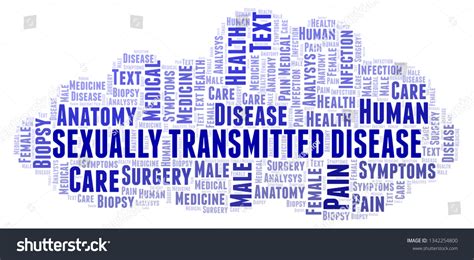 Sexually Transmitted Disease Word Cloud Stock Illustration 1342254800 Shutterstock