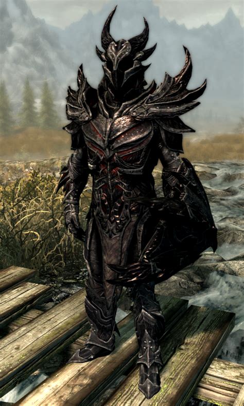 skyrim reinforced ebony armor telegraph