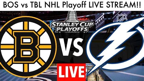 Boston Bruins Vs Tampa Bay Lightning Game 4 Live Nhl Playoffs Stream