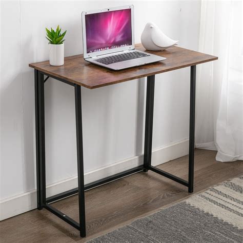 Folding Computer Desk Study Desk Writing Table Home Office Boston Ebay