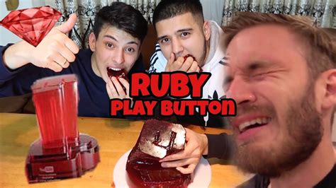Jello Ruby Playbutton 50000000 Youtube Reward Youtube
