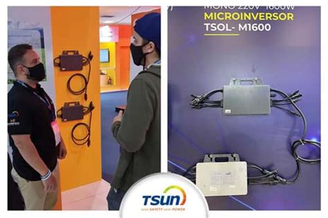 Tsun Micro Product At Intersolar South America High Efficiency