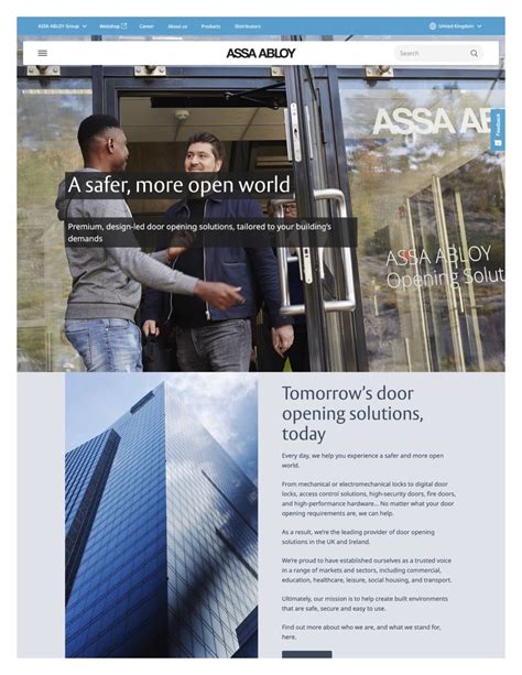 ASSA ABLOY Opening Solutions Unveils New Website TheSecurityLion