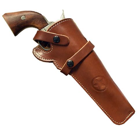 Bluestone Safety Western Leather Revolver Holster With Texas Star Fits