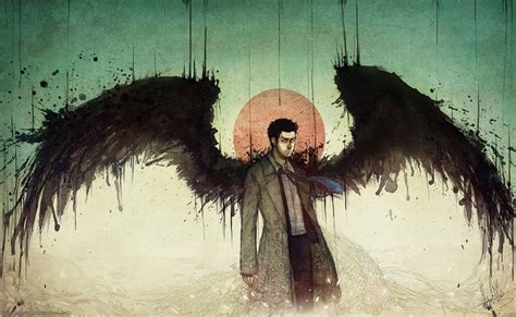 Fan Art Really Love This Style The Wings Are Incredible Castiel By Kaiser Mony Supernatural