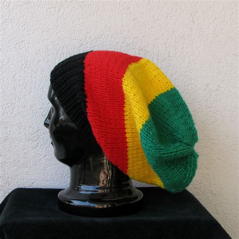 Bob Marley Reggae Rasta Colors Oversized Beanies Hats For